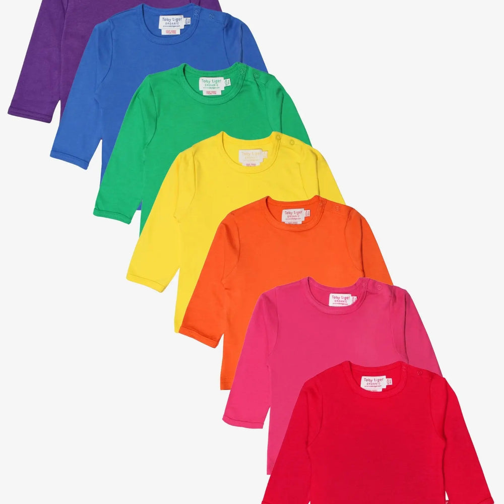 Organic Basic Long-Sleeved T-Shirt Bundle Toby Tiger