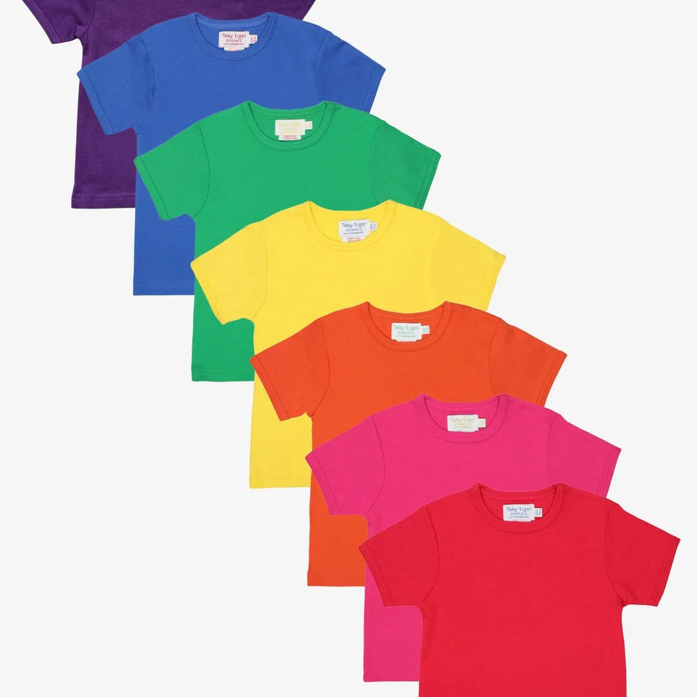 Organic Basic Short-Sleeved T-Shirt Bundle Toby Tiger