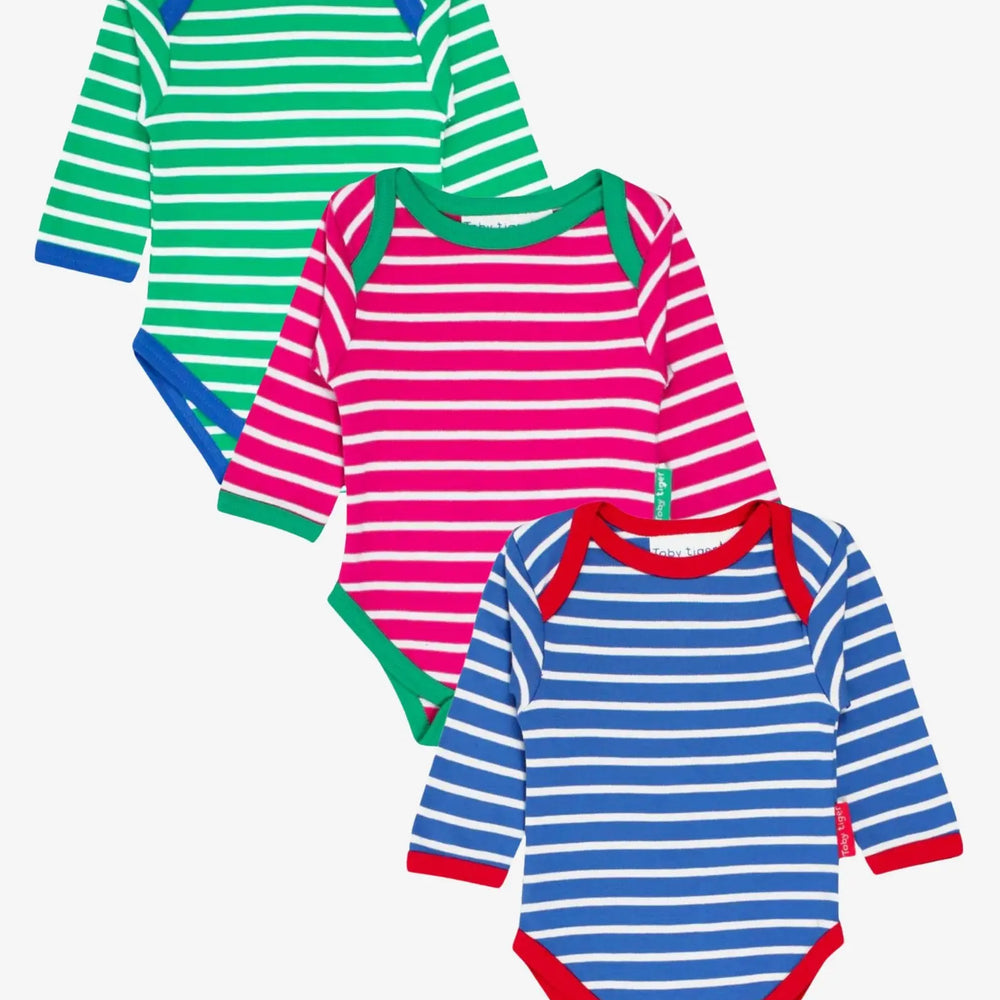 Organic Breton Baby Bodysuit Bundle Toby Tiger