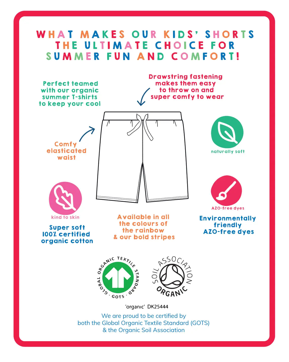 Organic Breton Shorts Toby Tiger