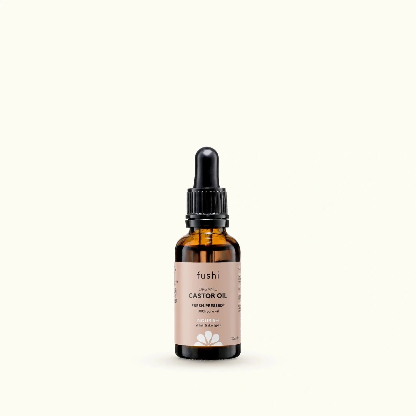 Organic Castor Oil 30ml Fushi Wellbeing
