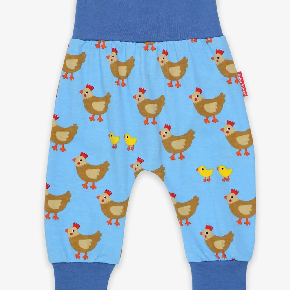 Organic Chicken Print Yoga Pants Toby Tiger