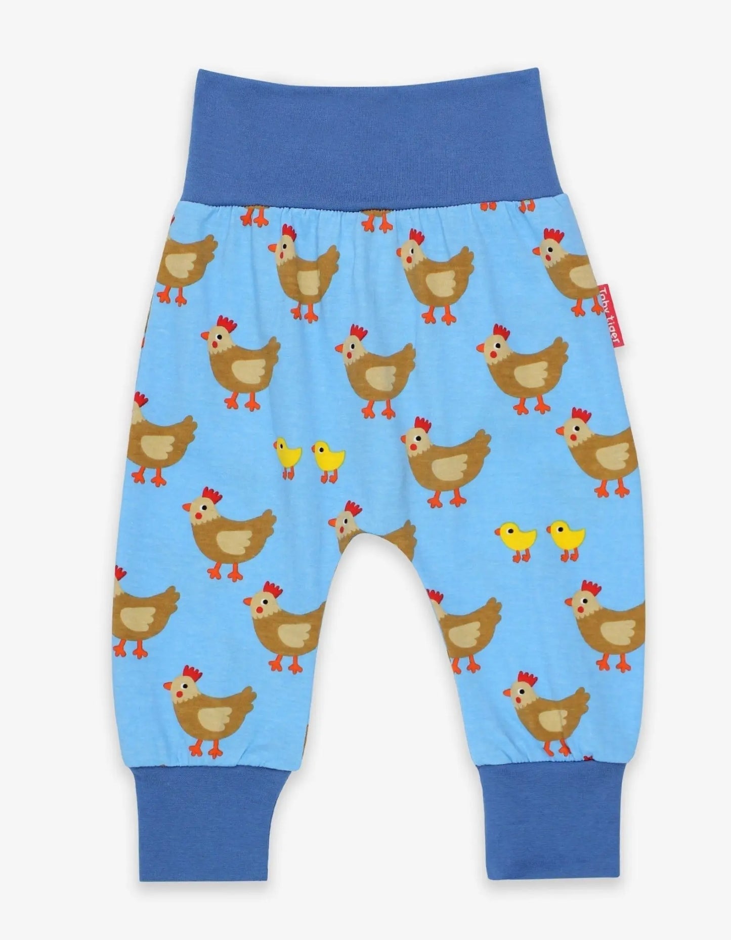 Organic Chicken Print Yoga Pants Toby Tiger