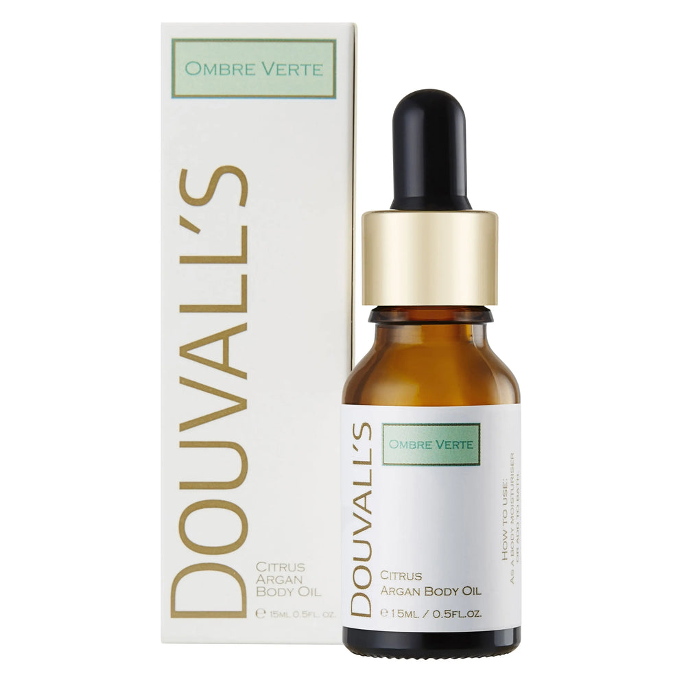 Organic Citrus Scented Argan Body Oil 15ml | Hydrating and revitalising with pure essential oils Douvalls Beauty