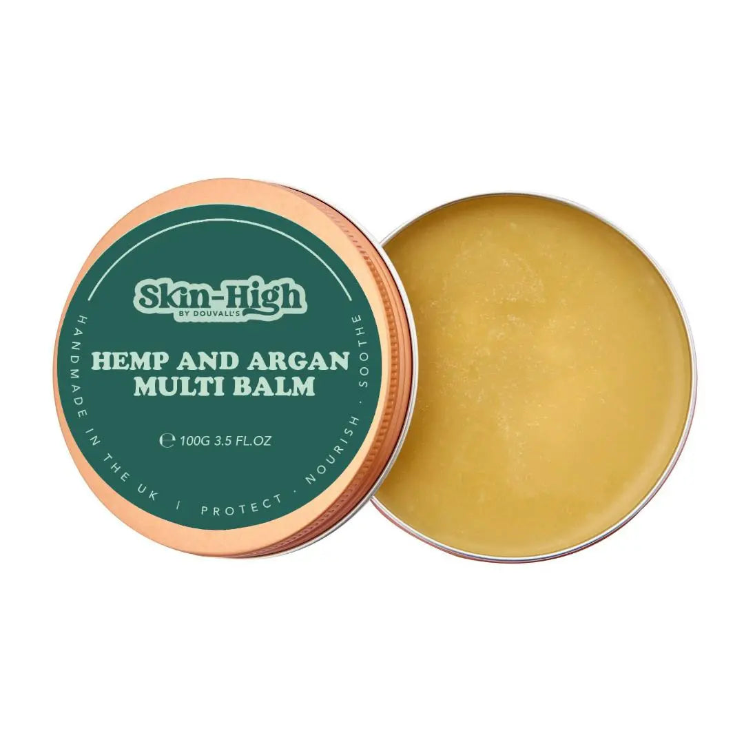 Organic Cold Pressed Hemp & Argan Multi Balm 100g Douvalls Beauty