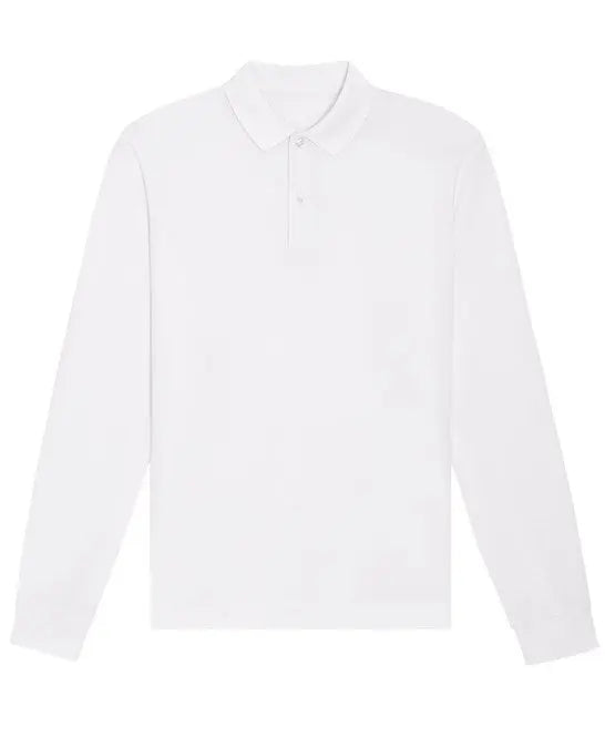 Organic Colours Long Sleeve Polo: Unisex Earth Wardrobe