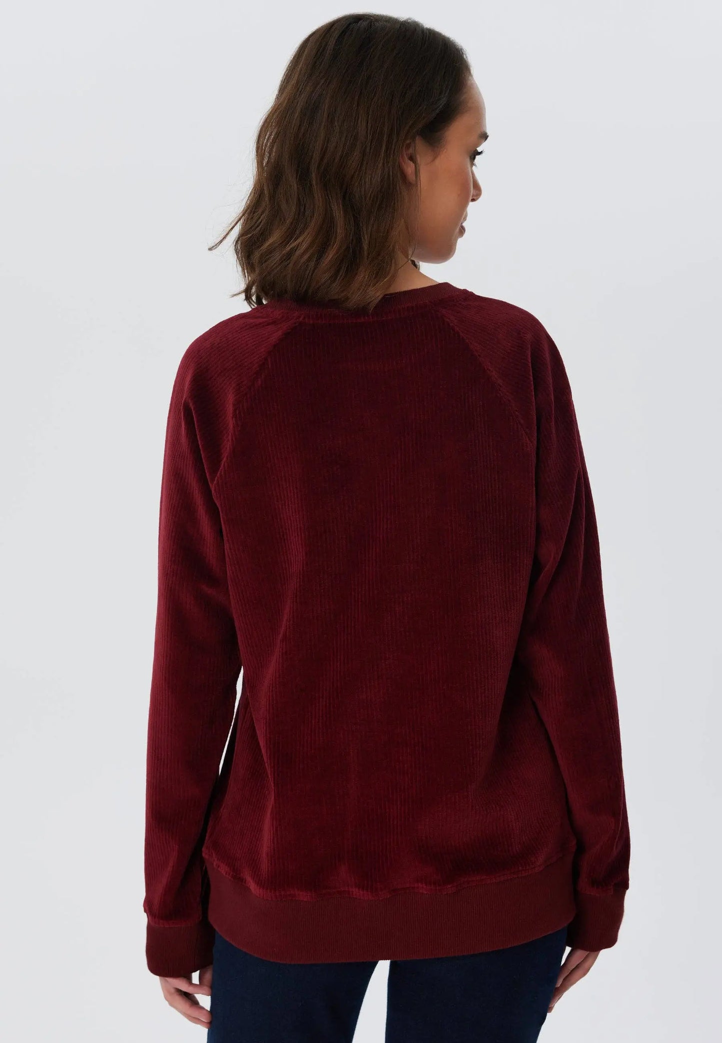 Organic Corduroy Sweatshirt: Womens Earth Wardrobe