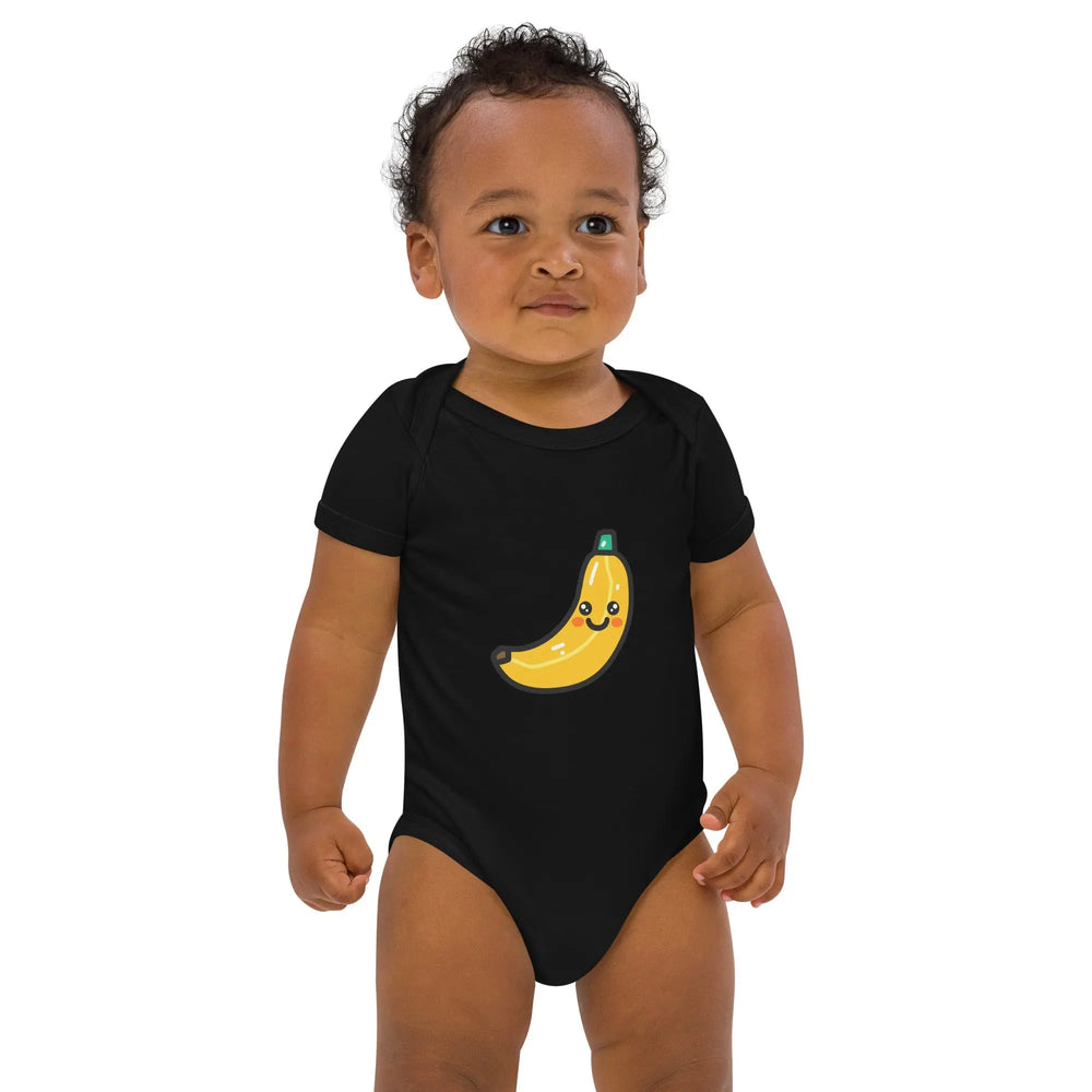 Organic Cotton Baby Bodysuit (Banana) Kate & The Fox