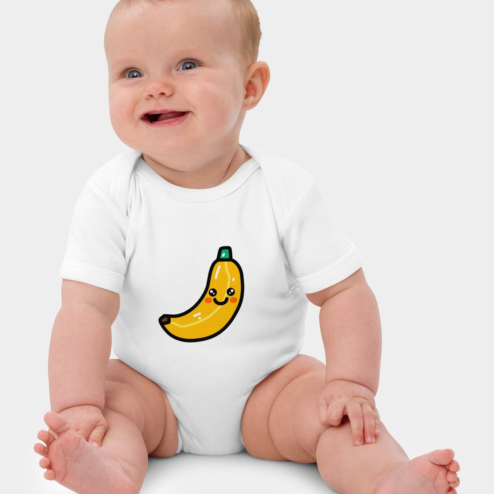 Organic Cotton Baby Bodysuit (Banana) Kate & The Fox