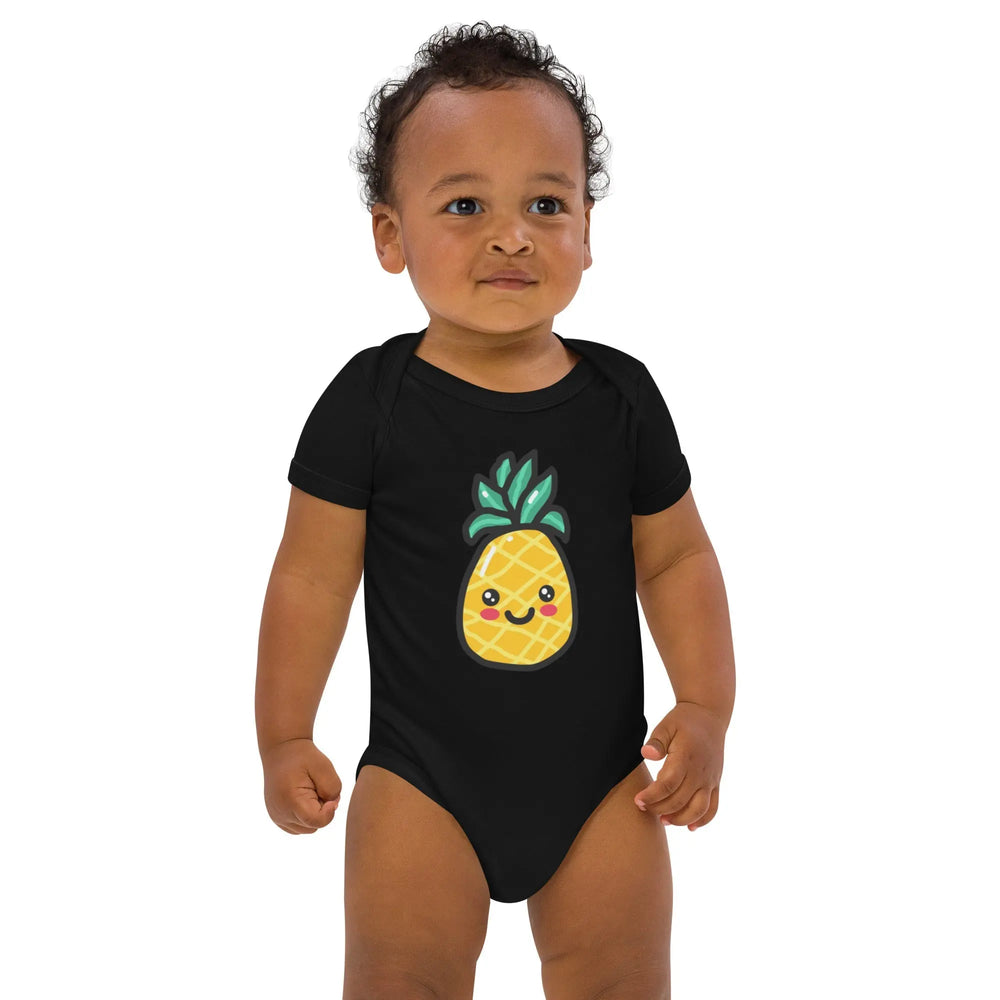 Organic Cotton Baby Bodysuit (Pineapple) Kate & The Fox