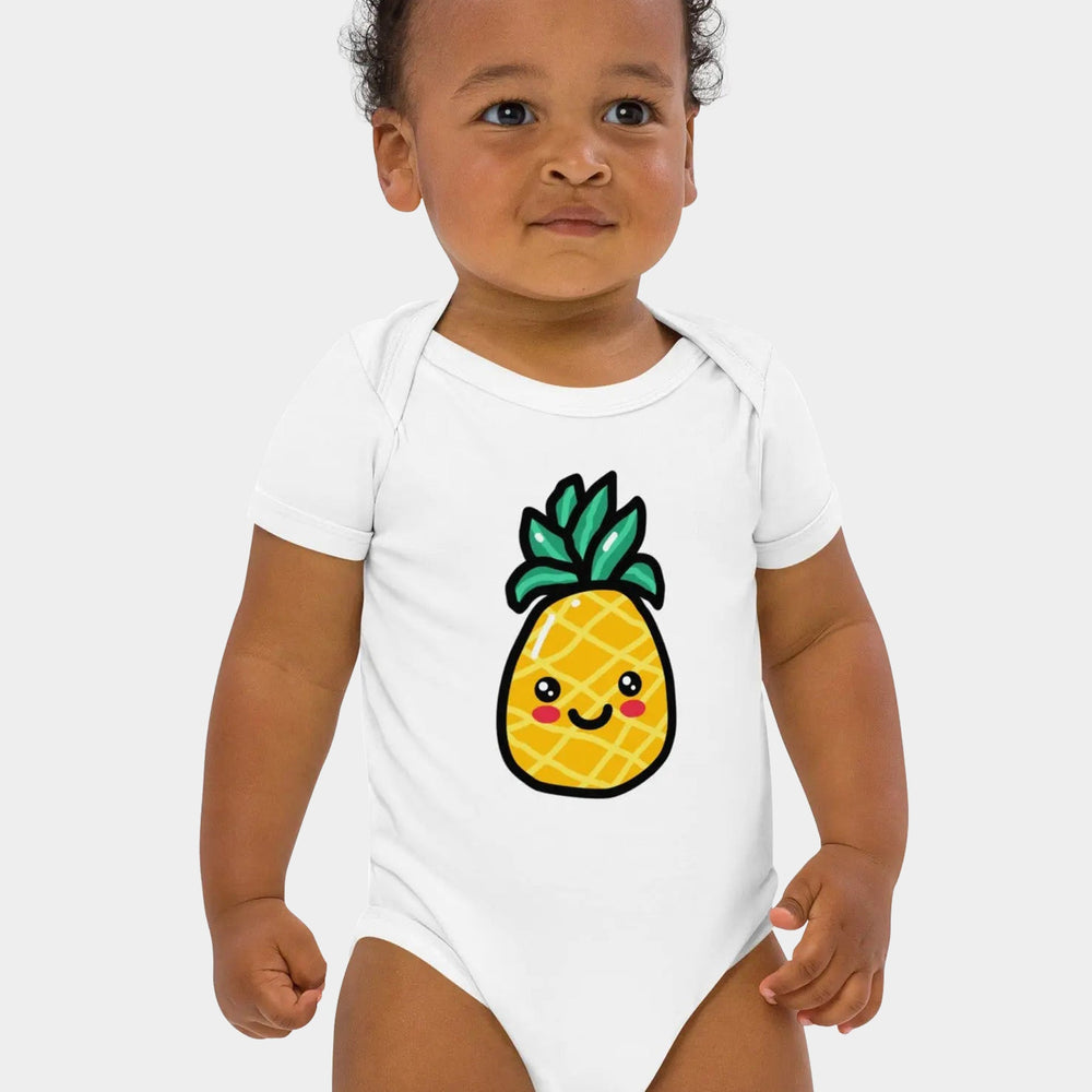 Organic Cotton Baby Bodysuit (Pineapple) Kate & The Fox