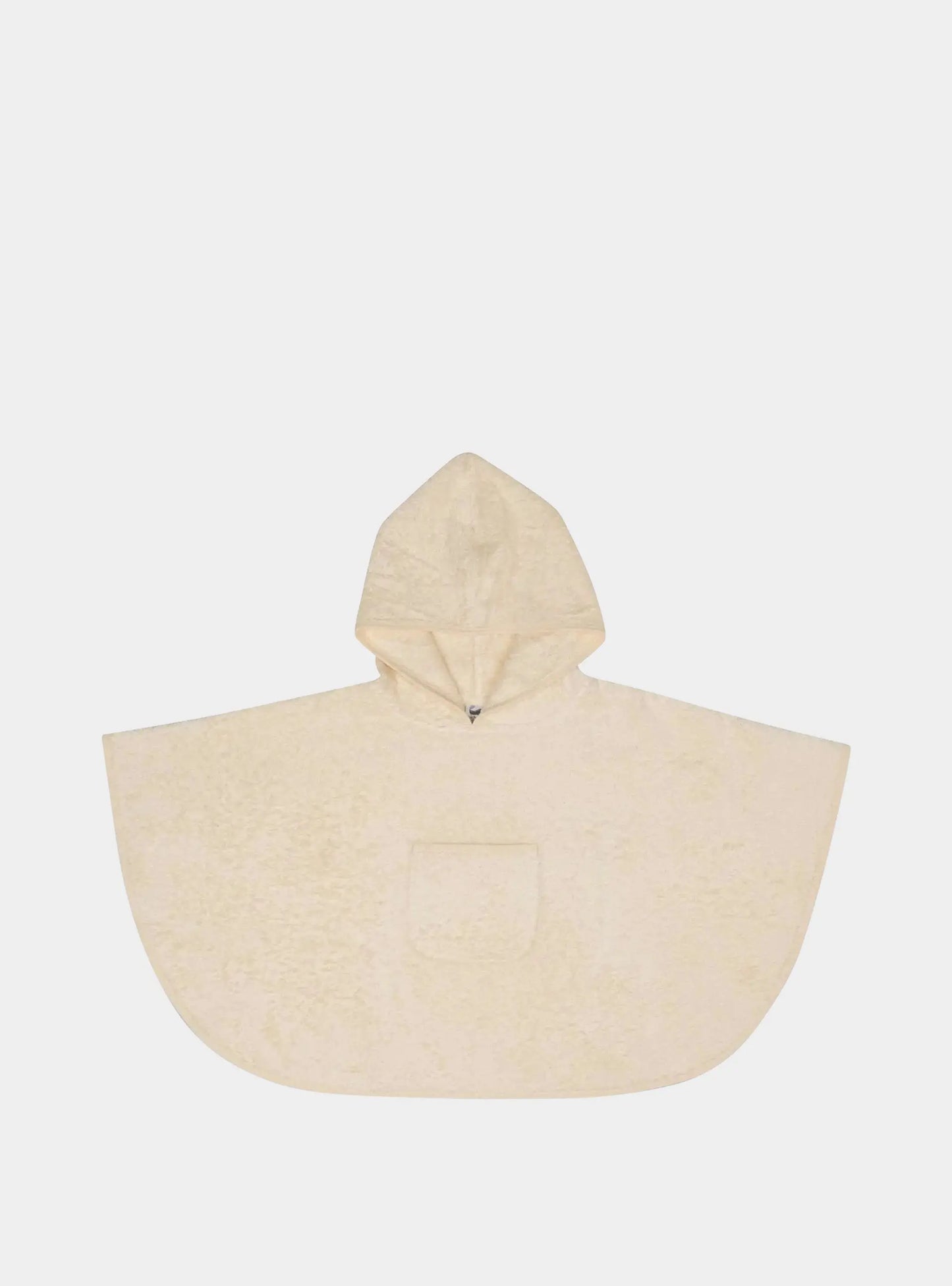 Organic Cotton Baby Poncho - Luxuriously Soft, Undyed and Unbleached Eco Bath London
