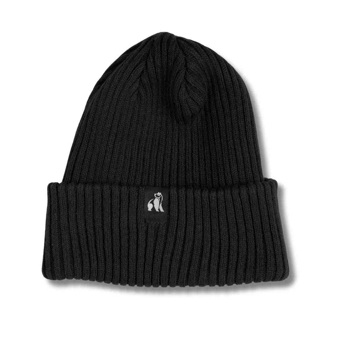 Organic Cotton Beanie - Black Swole Panda