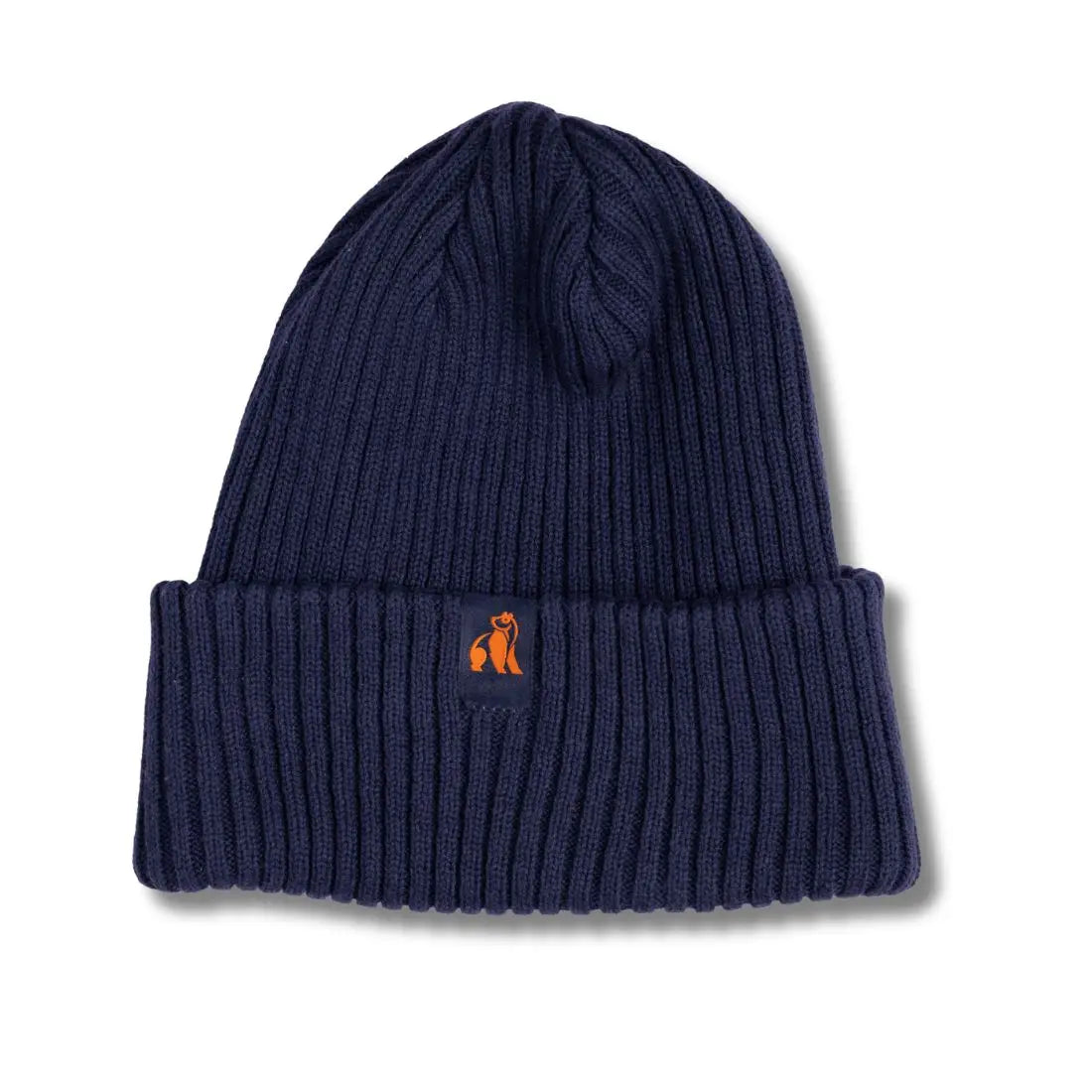 Organic Cotton Beanie - Navy Swole Panda