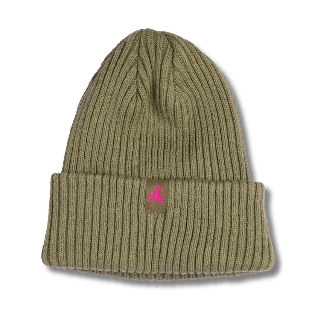 Organic Cotton Beanie - Olive Swole Panda