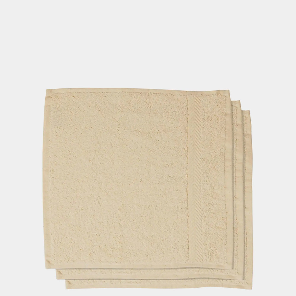 Organic Cotton Face Flannels 30x30cm Eco Bath London