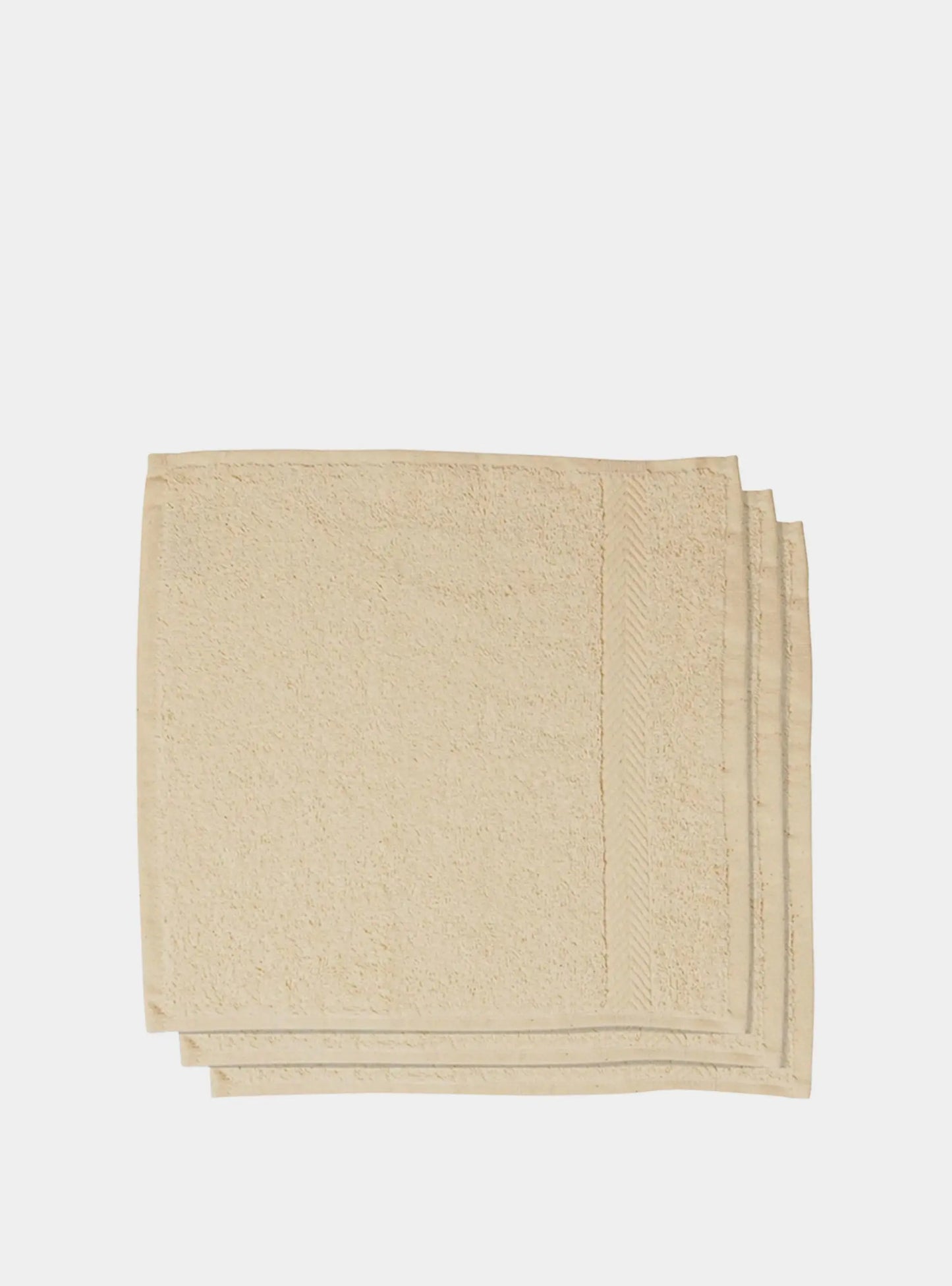 Organic Cotton Face Flannels 30x30cm Eco Bath London