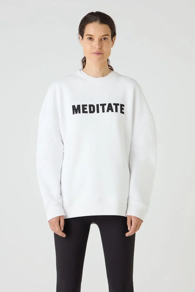Organic Cotton Meditate Sweatshirt Bamford
