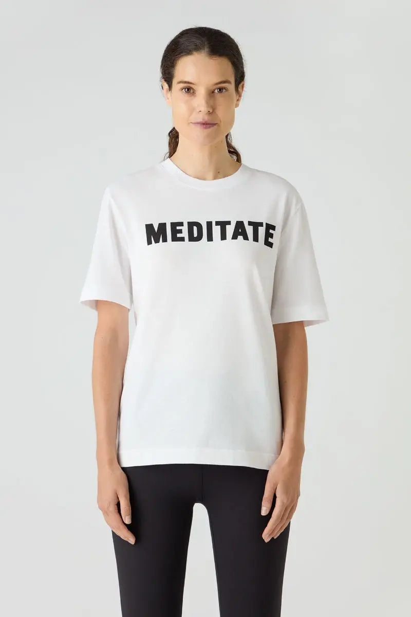 Organic Cotton Meditate Thirt Bamford