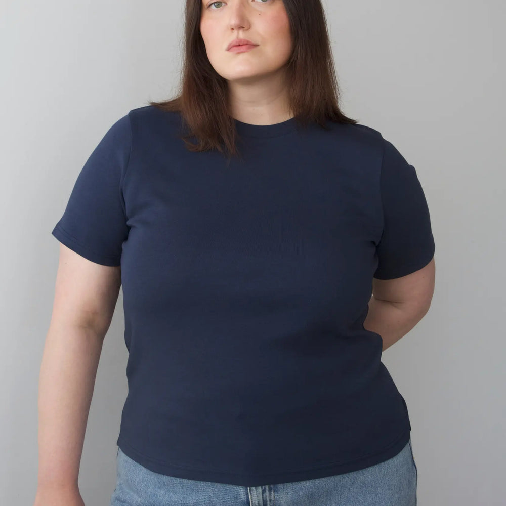 Organic Cotton Relaxed Fit T-Shirt, Outer Space Not Basics