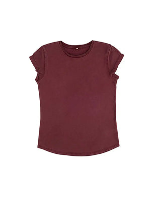 Stone Wash Burgundy