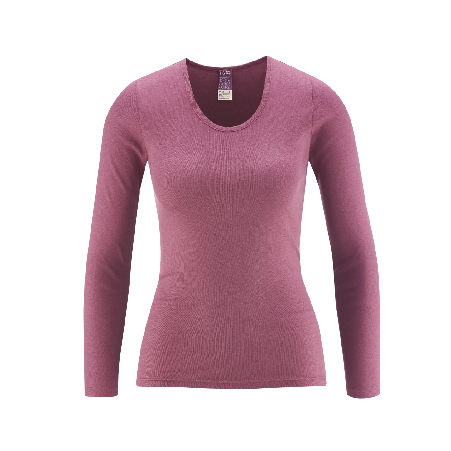 Organic Cotton Thermal Long Sleeve T-shirt: Womens Earth Wardrobe