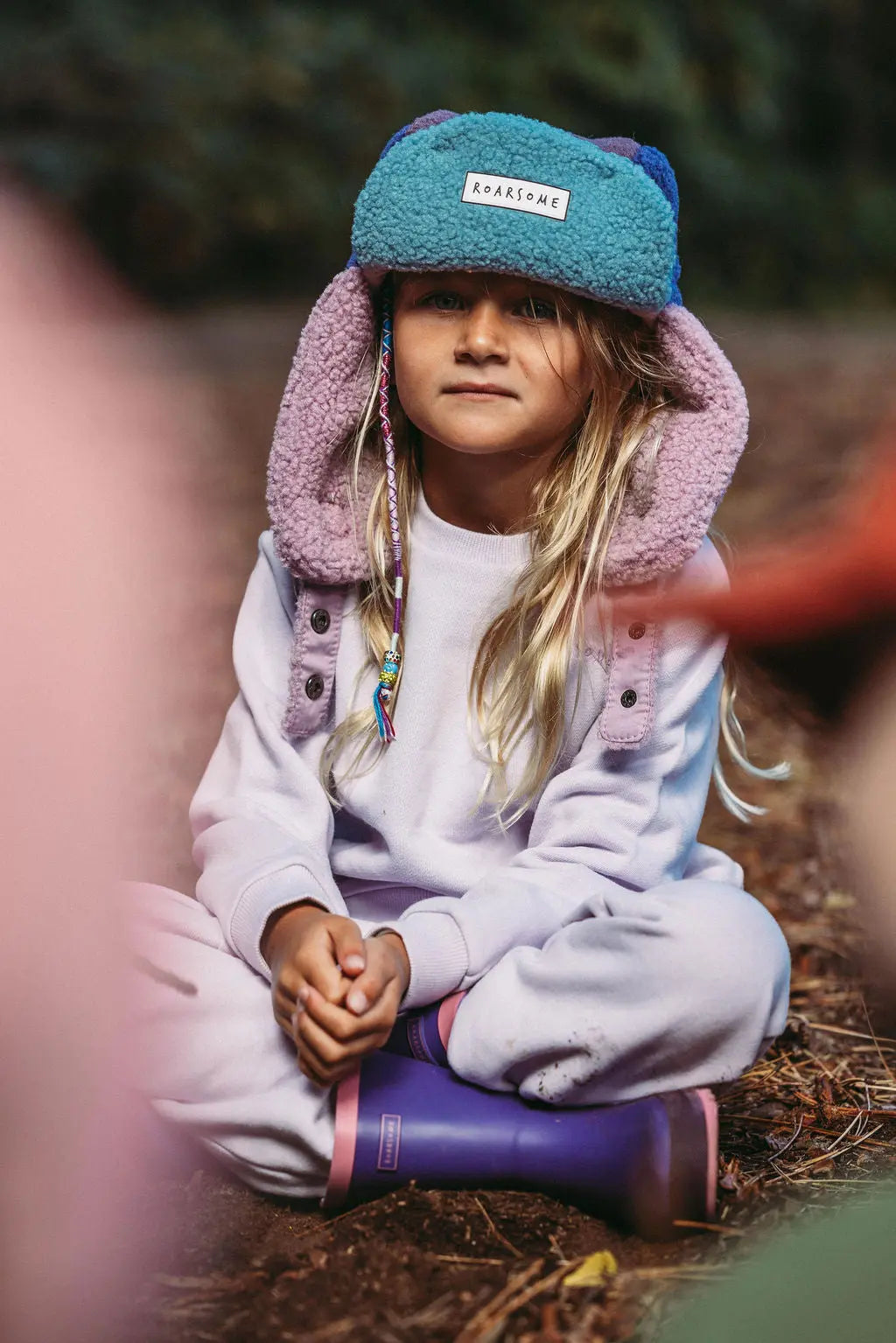 Organic Cotton Tracksuit - Dusk Lilac ROARSOME