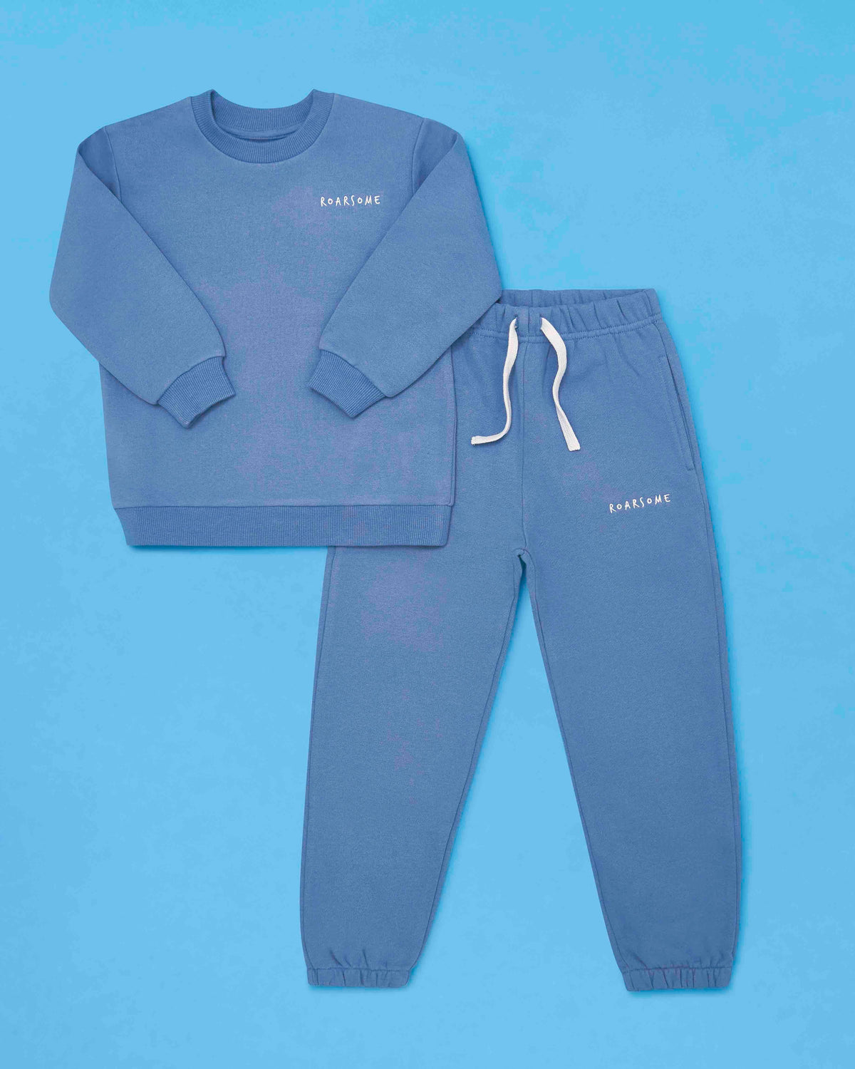Organic Cotton Tracksuit - Ocean Blue ROARSOME