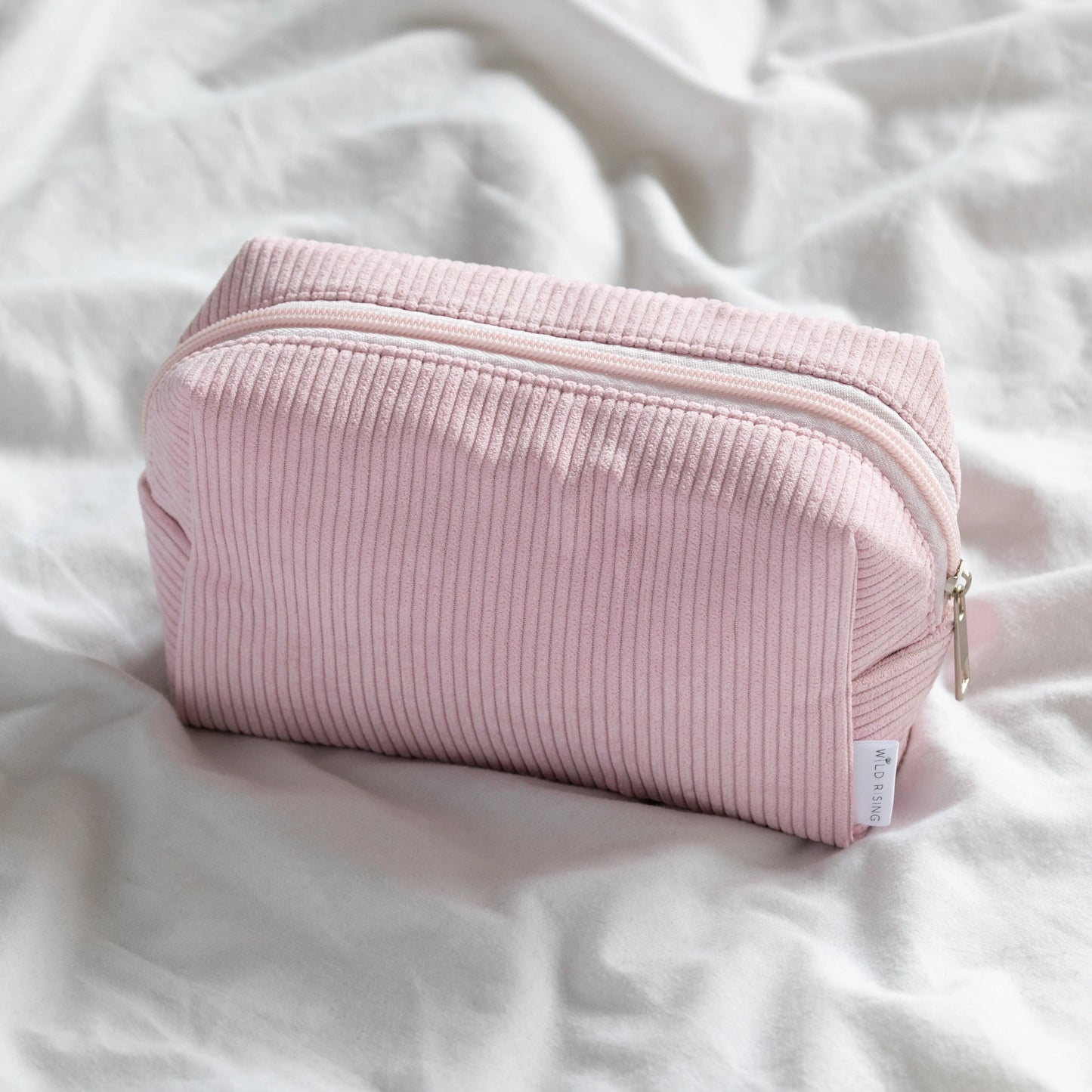 Organic Cotton Travel Bag Wild Rising Skincare