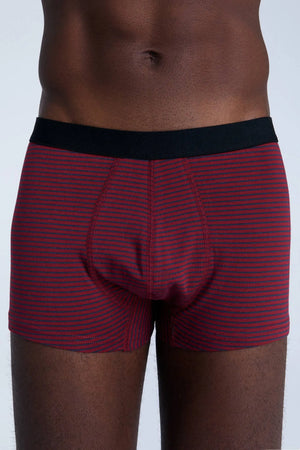 Tibetan Red/Navy Stripes