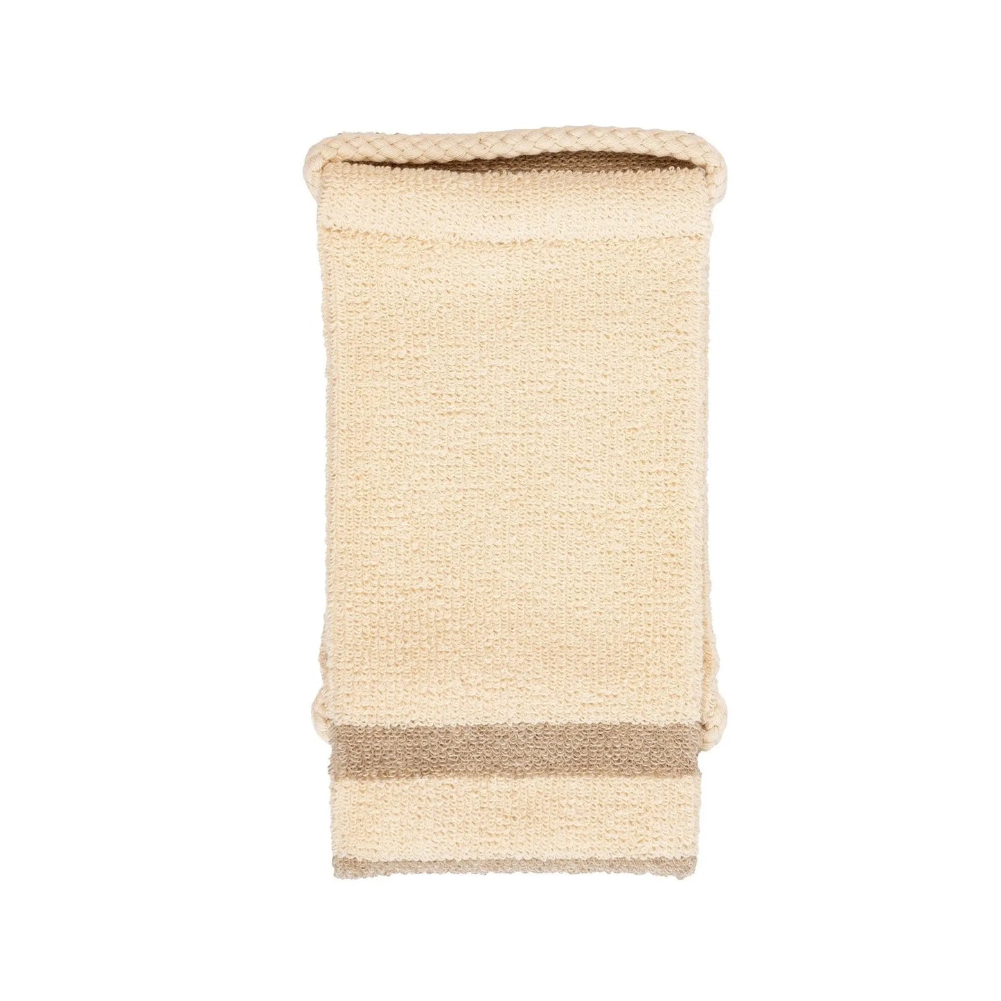 Organic Cotton & Linen Back Strap and Glove Eco Bath London