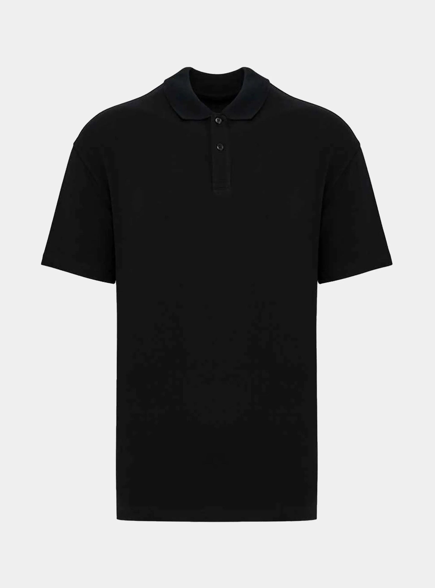 Organic Drop Shoulder Polo Shirt: Mens Earth Wardrobe