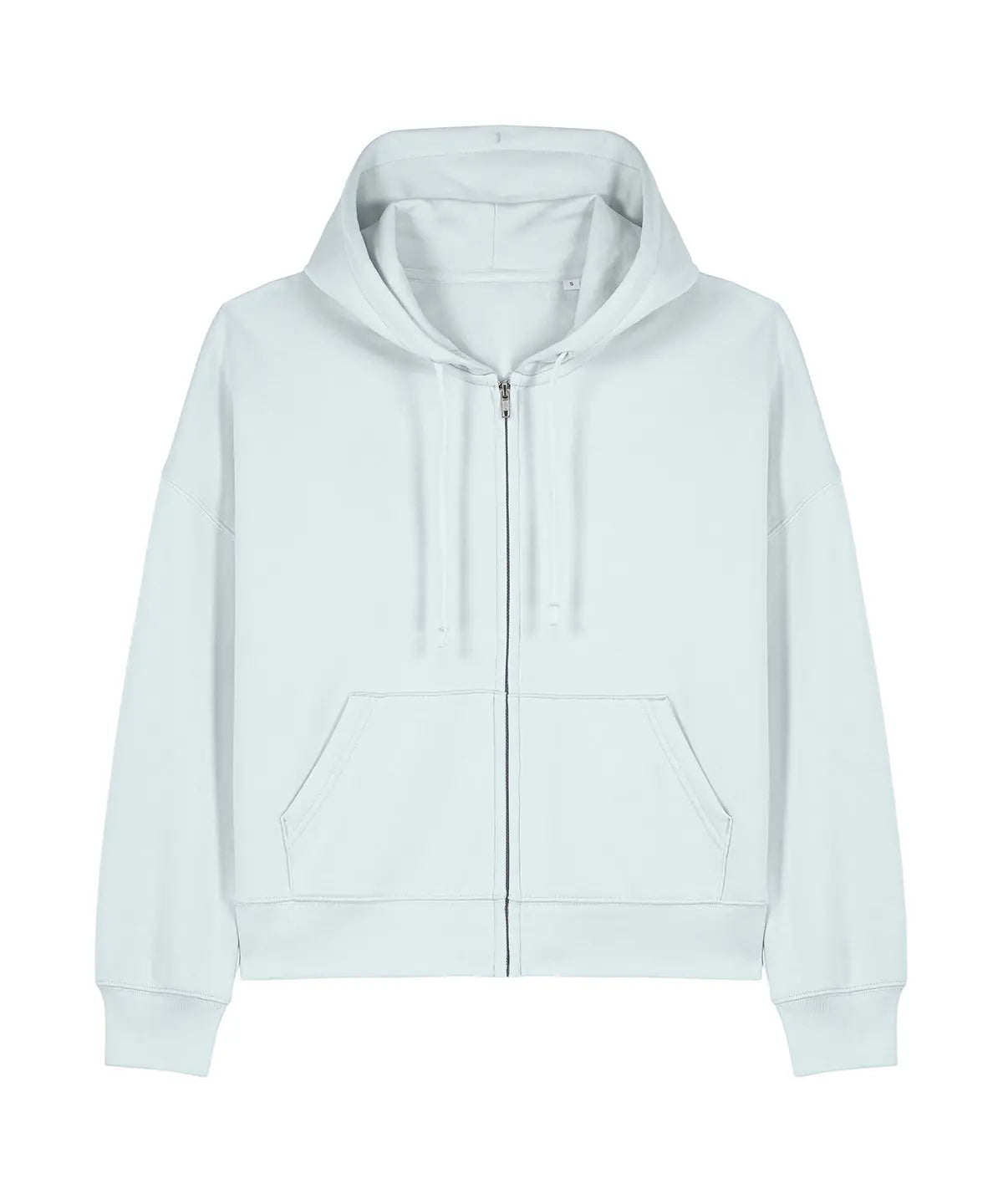 Organic Dropped Shoulder Zipped Hoodie: Womens Earth Wardrobe