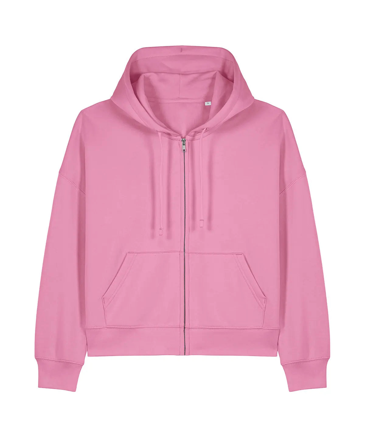 Organic Dropped Shoulder Zipped Hoodie: Womens Earth Wardrobe