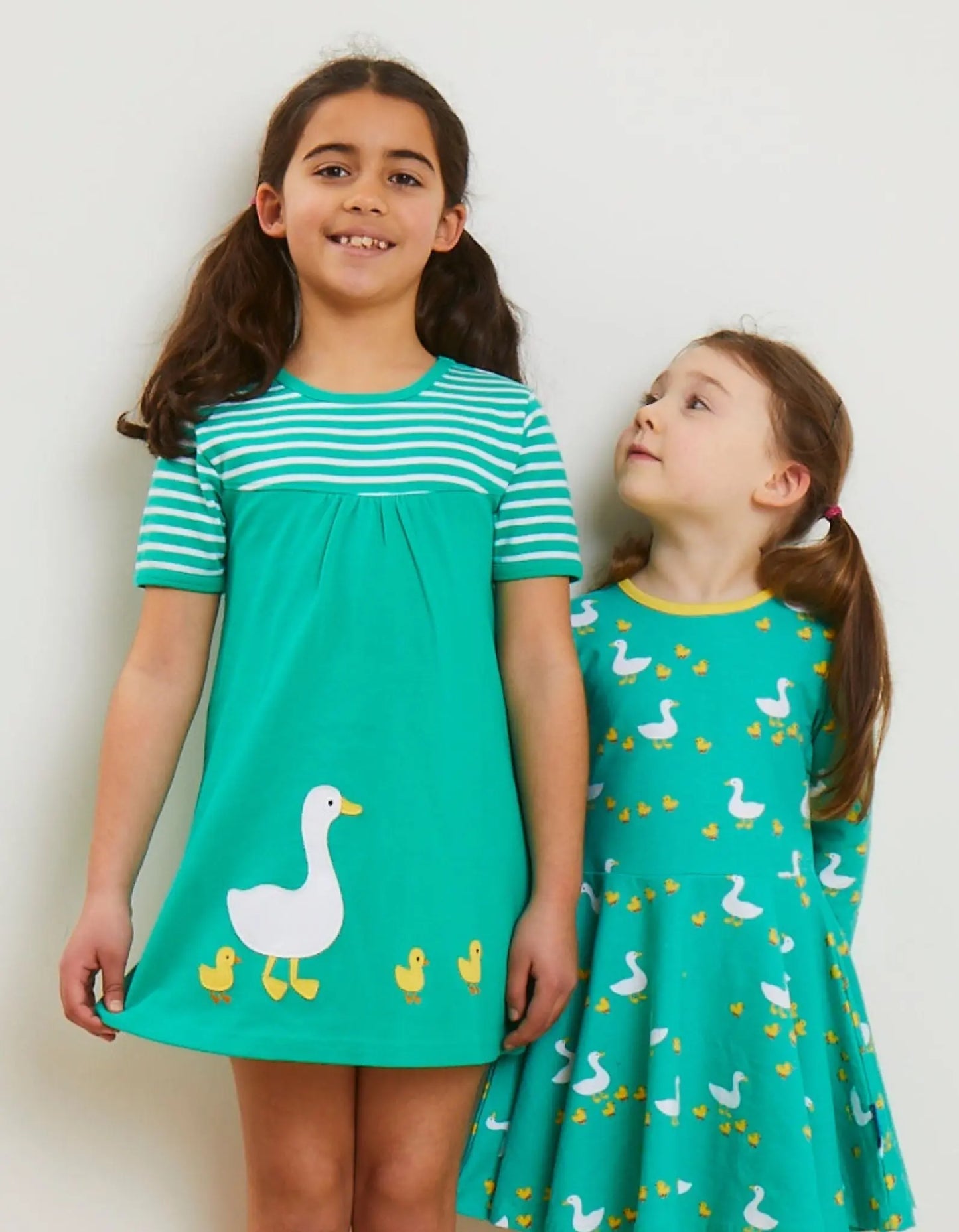 Organic Duck Applique Dress Toby Tiger