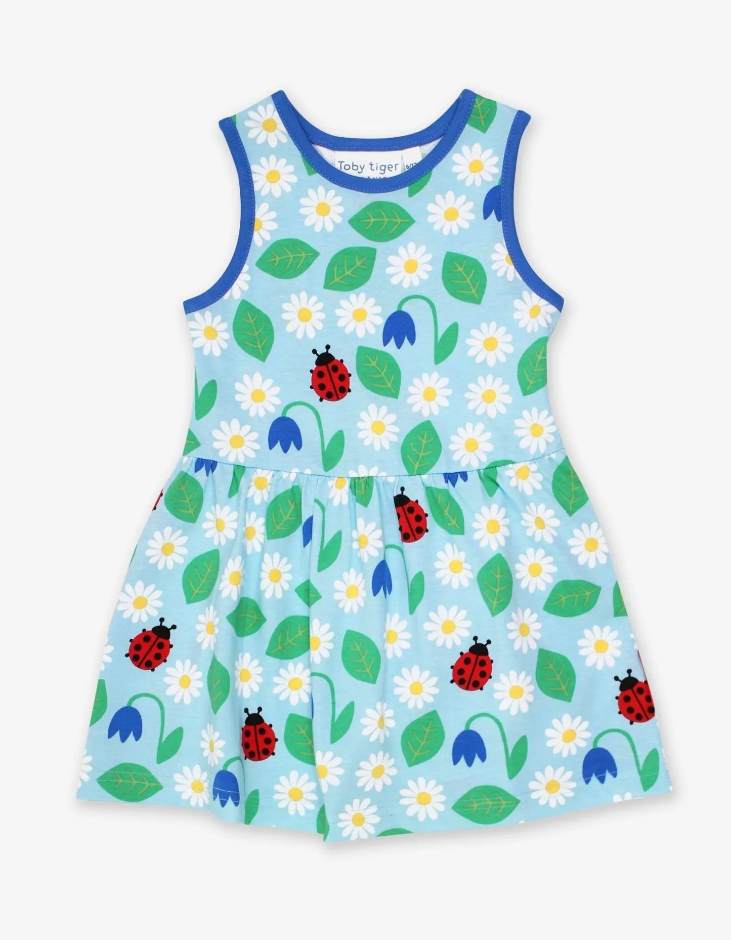 Organic English Garden Print Summer Dress Toby Tiger