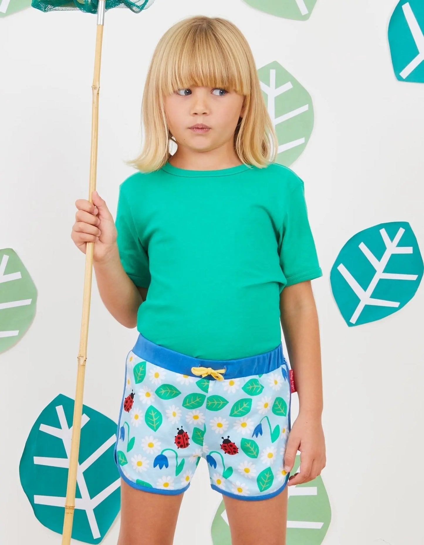 Organic English Garden Running Shorts Toby Tiger