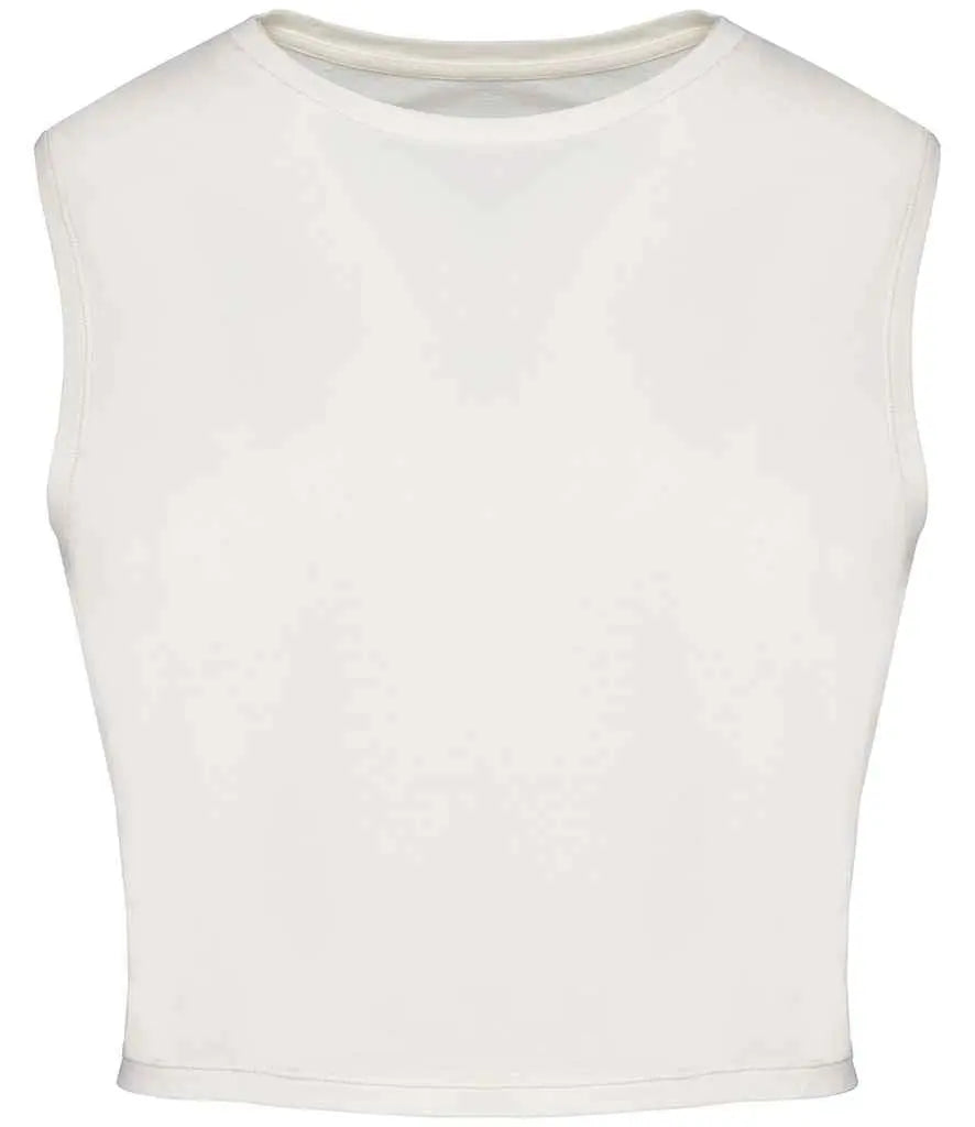 Organic Faded Cropped Tank Top: Womens Earth Wardrobe