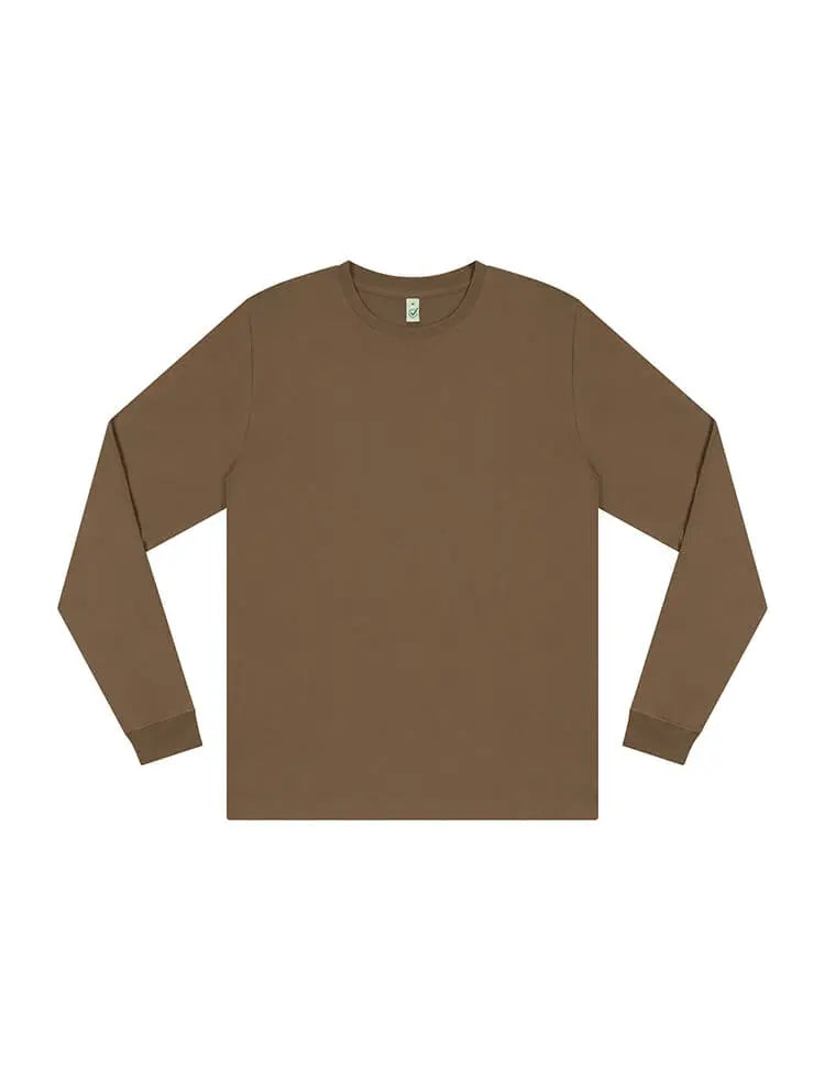 Organic Faded Long Sleeve T-shirt: Mens Earth Wardrobe