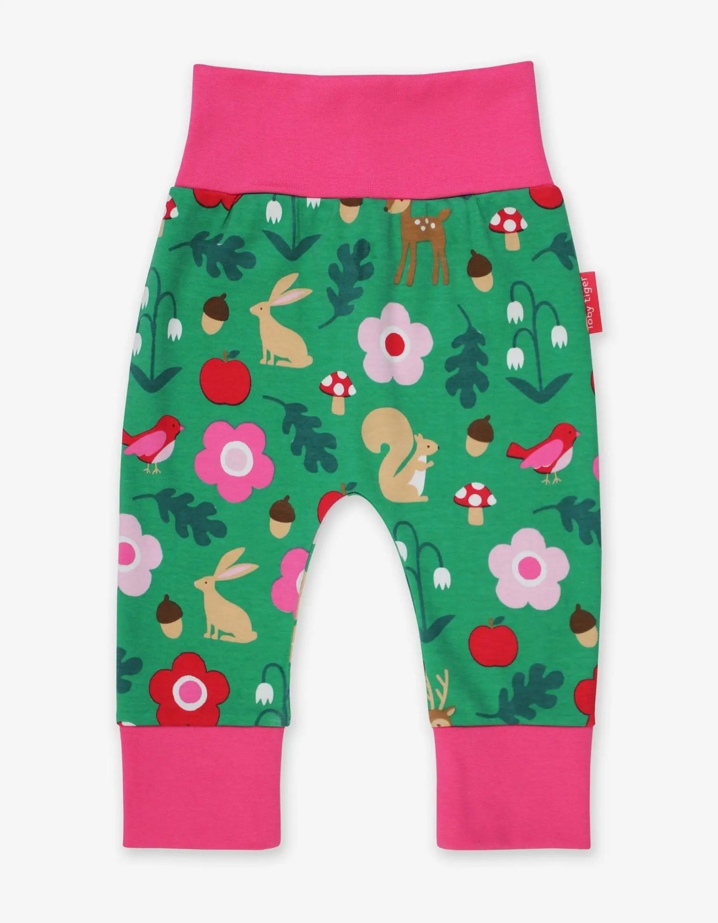 Organic Forest Adventure Print Yoga Pants Toby Tiger