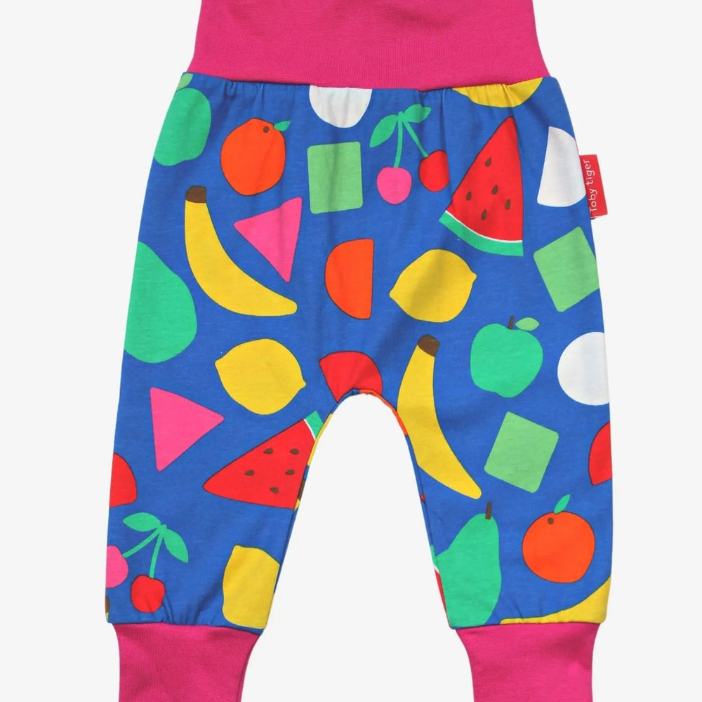 Organic Fruit Print Yoga Pants Toby Tiger
