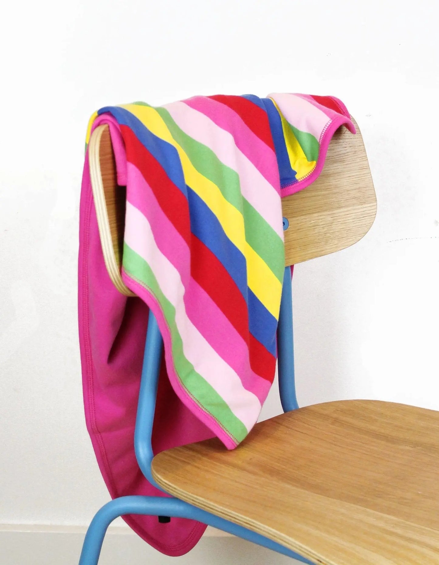 Organic Girly Stripe Blanket Toby Tiger