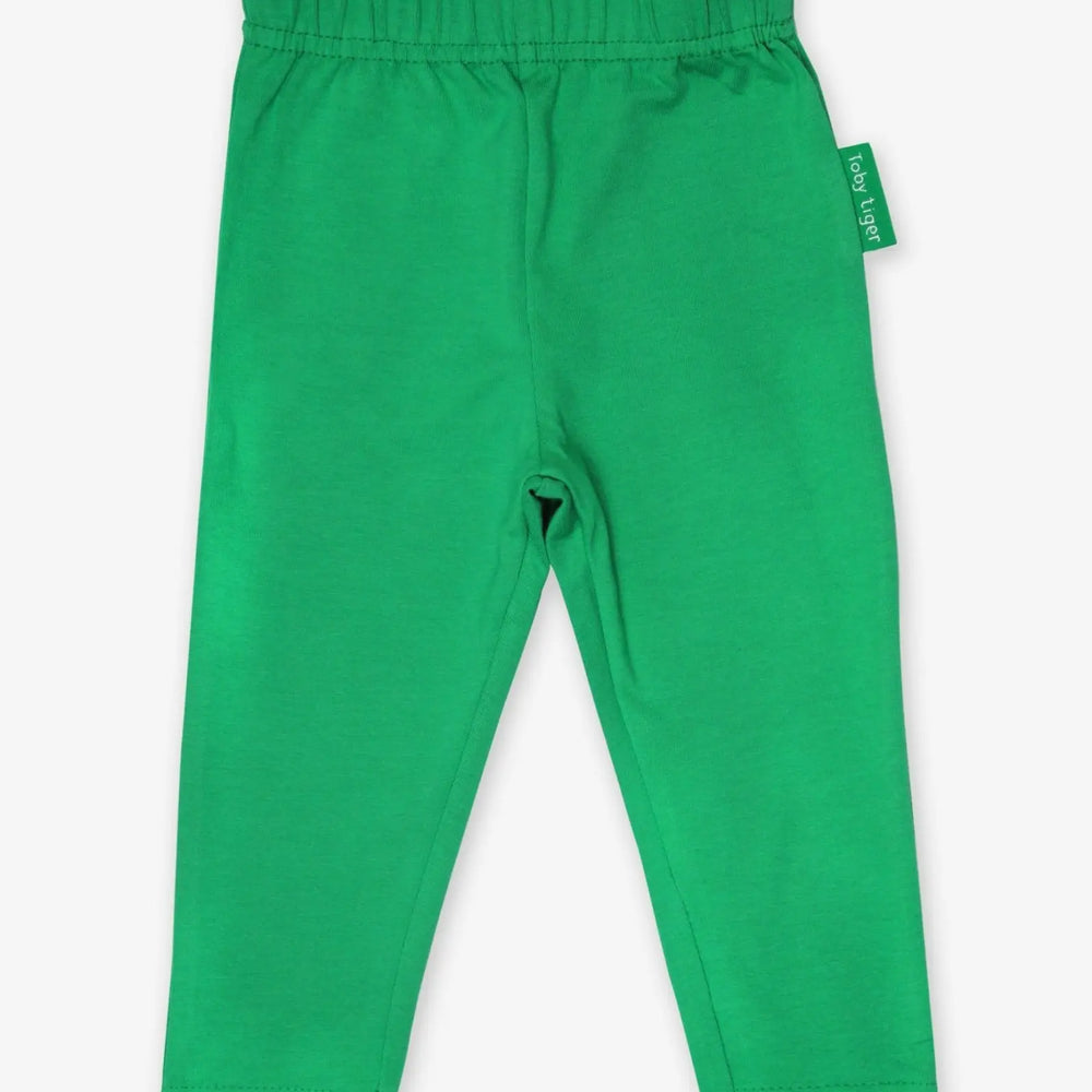 Organic Green Basic Leggings Toby Tiger
