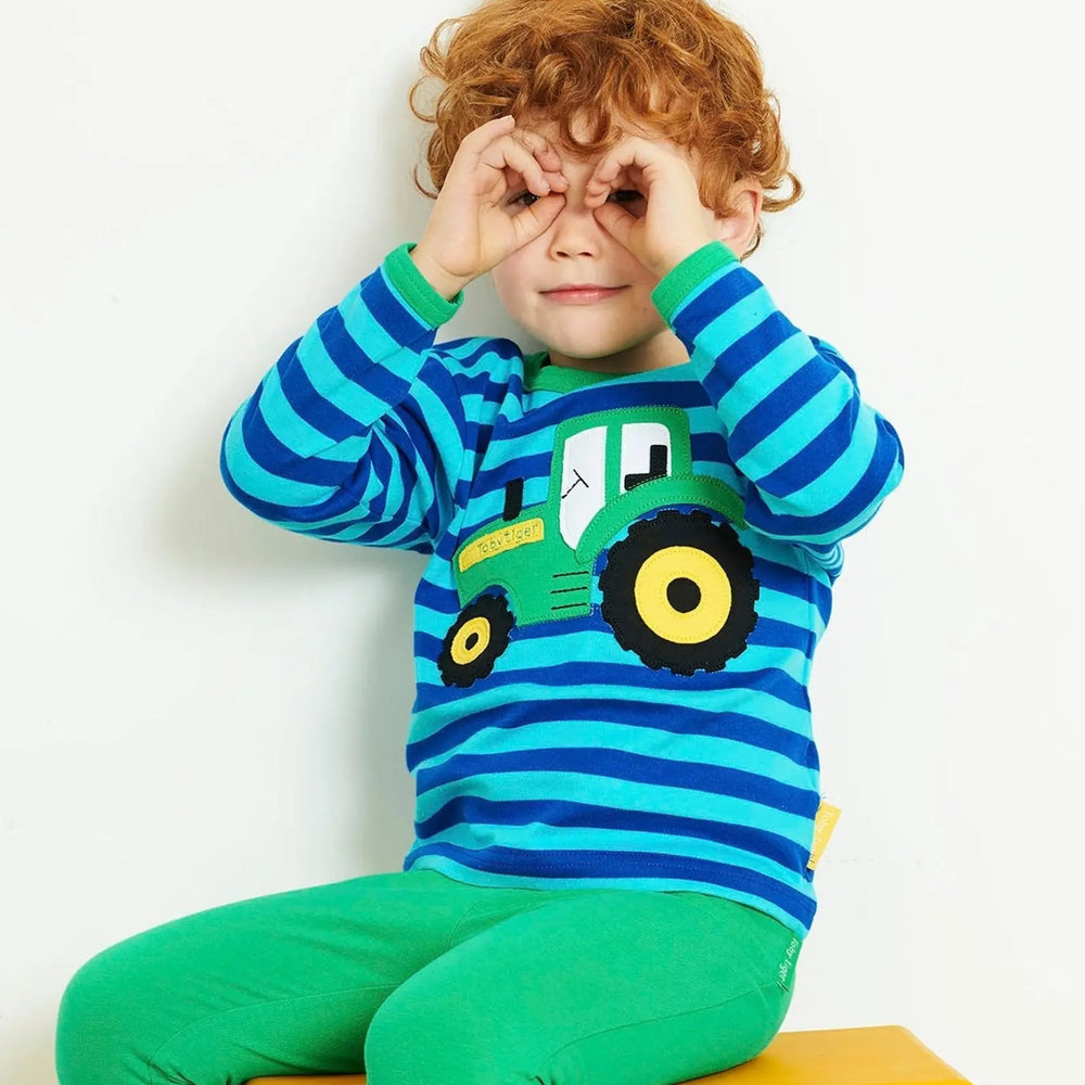 Organic Green Basic Leggings Toby Tiger