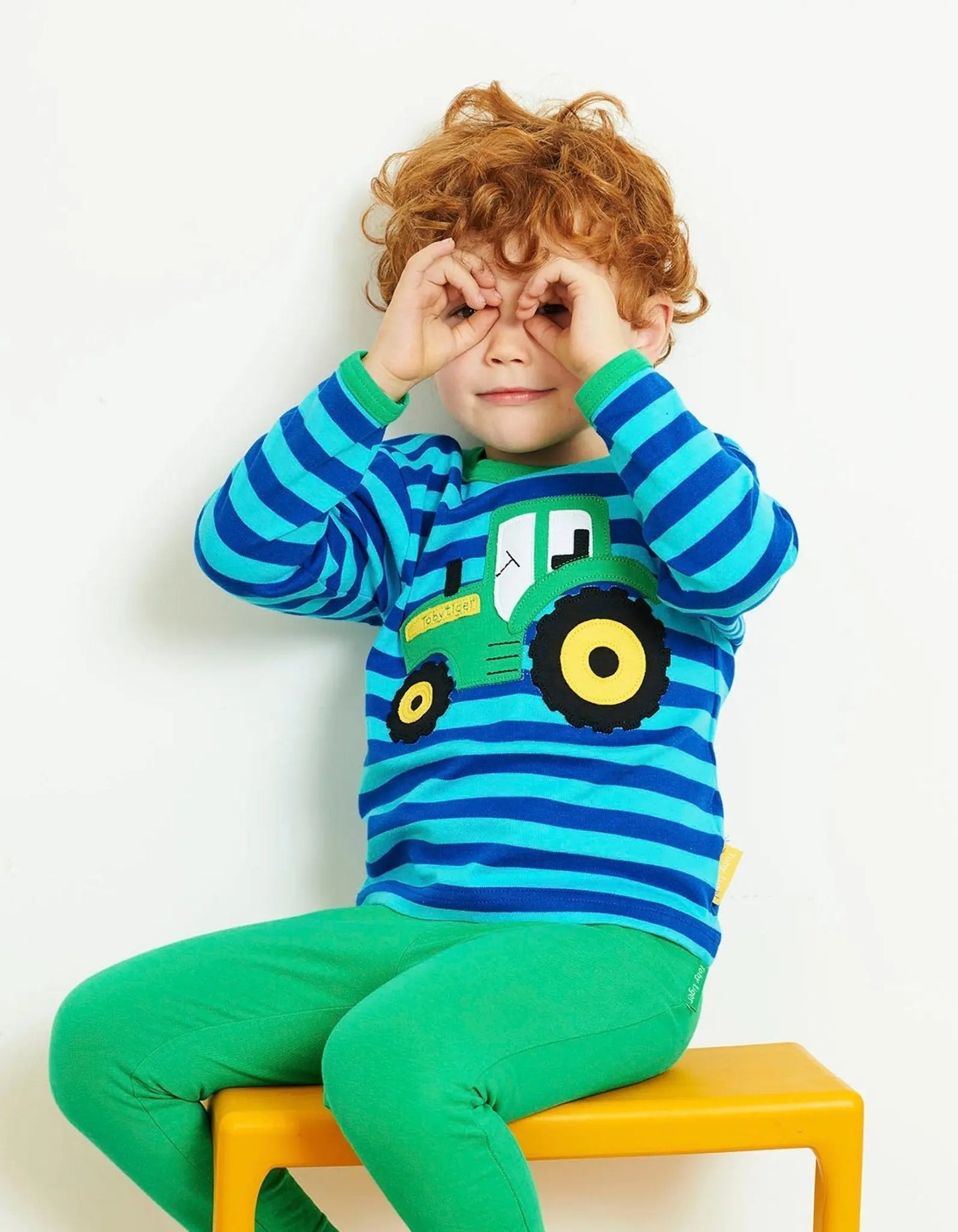 Organic Green Basic Leggings Toby Tiger