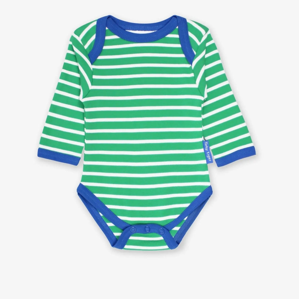 Organic Green Breton Bodysuit Toby Tiger