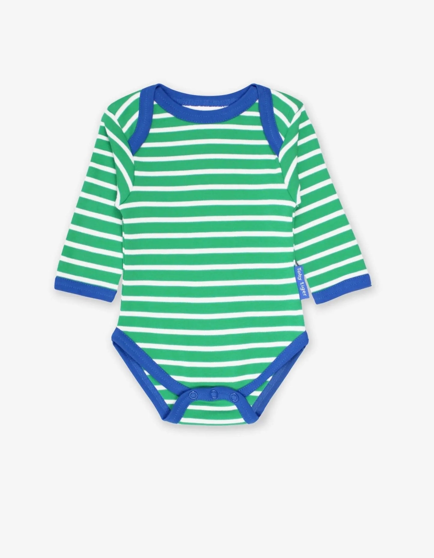 Organic Green Breton Bodysuit Toby Tiger