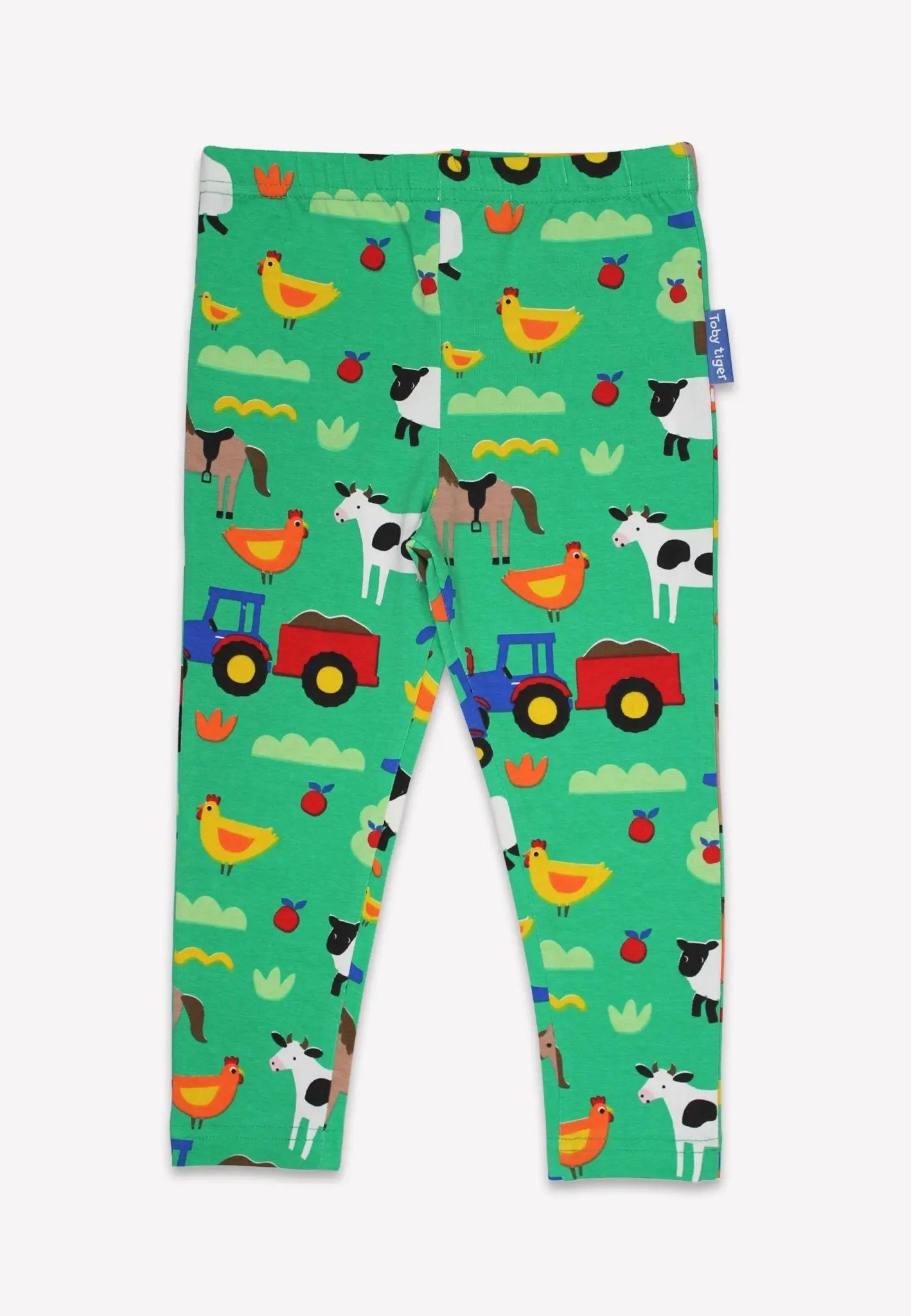 Organic Hillside Print Leggings Toby Tiger