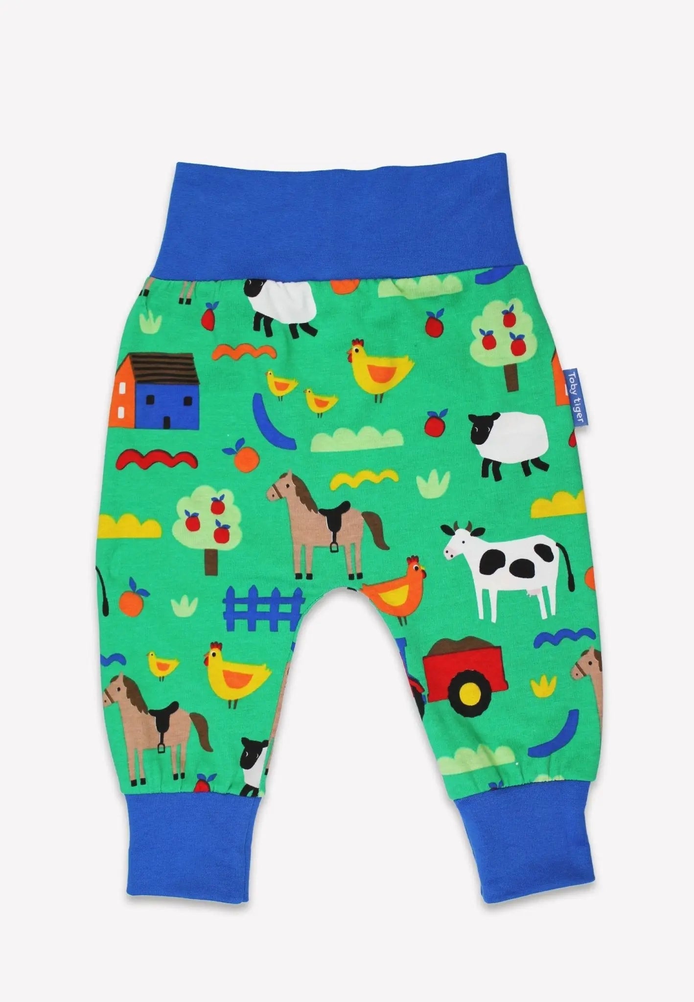 Organic Hillside Print Yoga Pants Toby Tiger