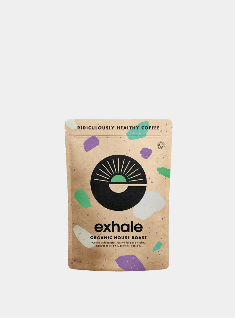 Organic House Roast Coffee Exhale Healthy Coffee